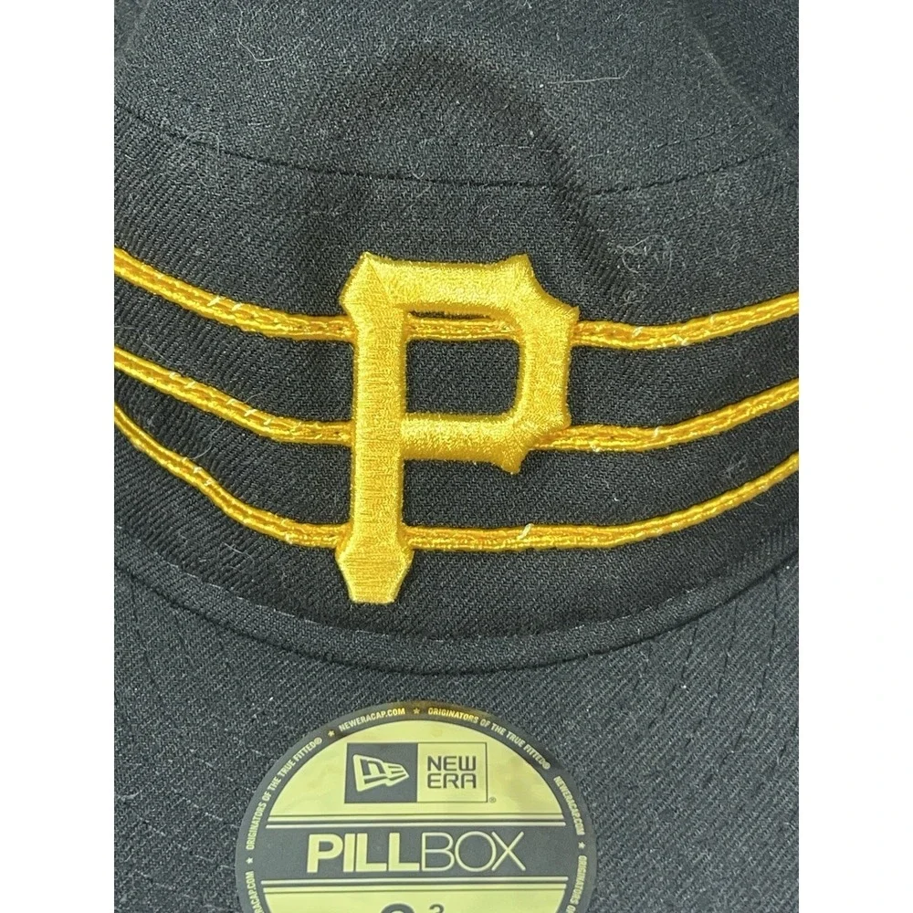 Pittsburgh Pirates New Era Alternate Throwback‎ Pillbox Fitted Hat Size 6 3/8